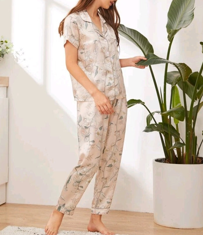 Pijama estampado floral BI05