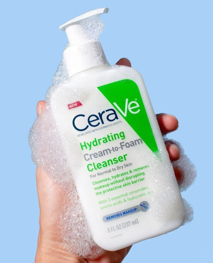 CeraVe Limpiador Hidratante de  Crema a Espuma GI07
