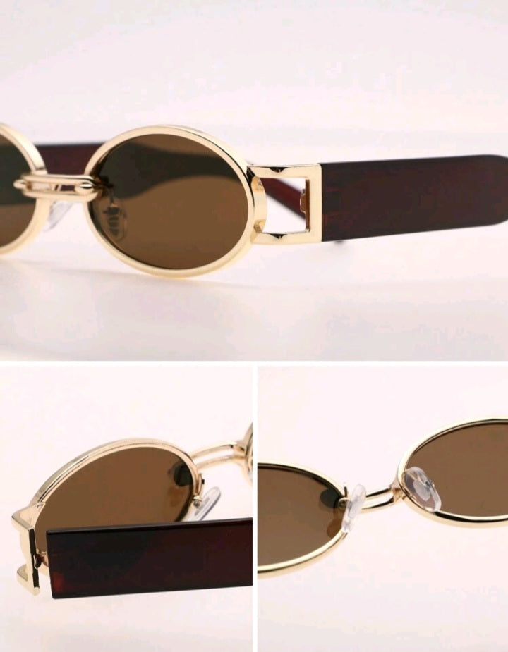 Gafas de Sol Clásicas en Forma Oval GX08