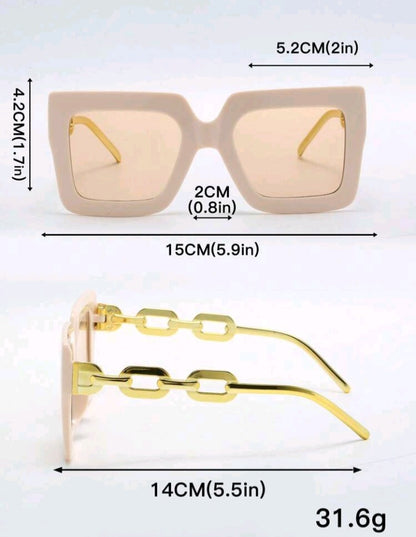 3 Pares Gafas de Sol con Montura Cuadrada GY05