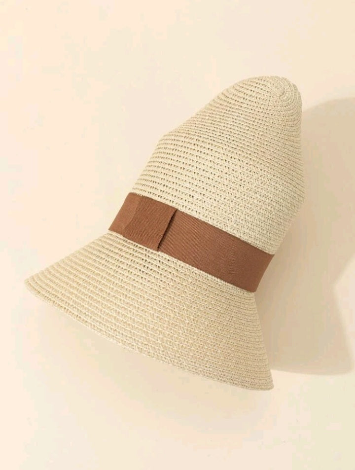 Sombrero de Paja de Copa Plana GZ010