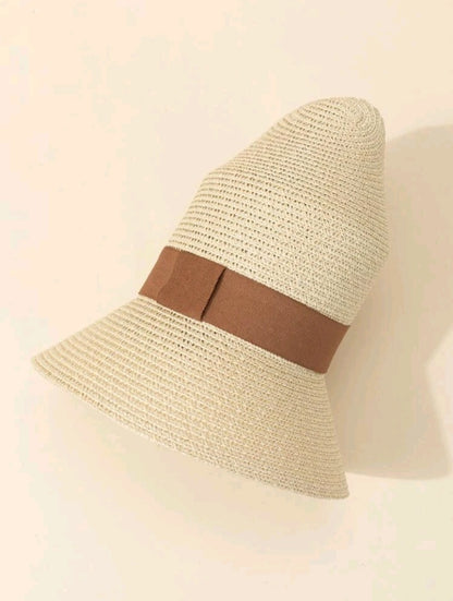 Sombrero de Paja de Copa Plana GZ010