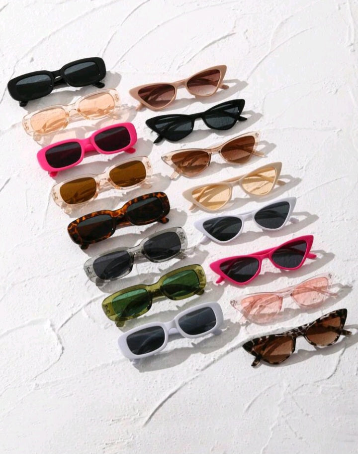 16 Pares de Gafas de Sol con Marco de Plástico HG02