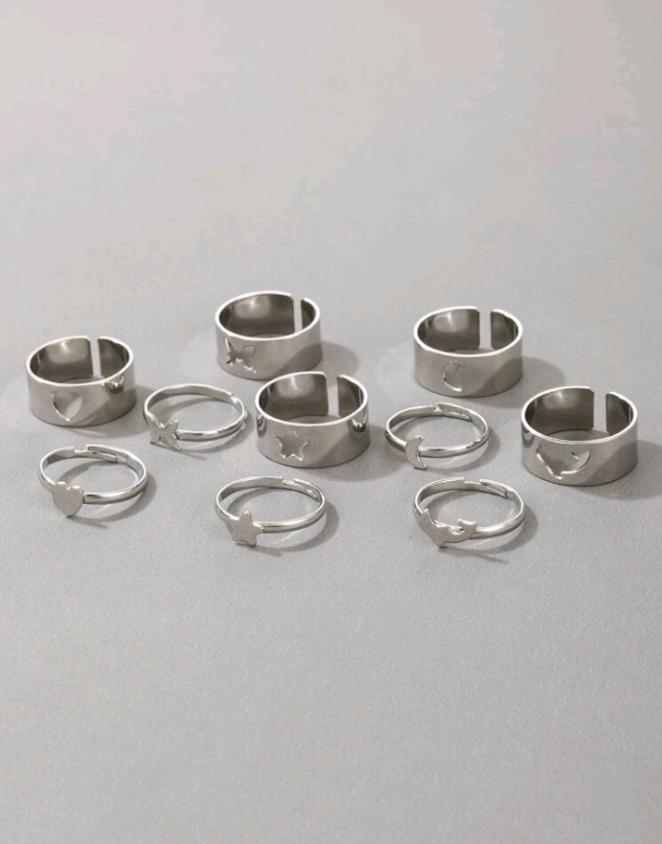 10 piezas de anillos AD02