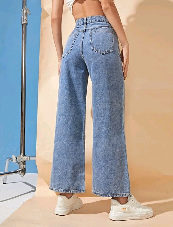 Jeans de talle alto AF02